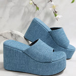 Open Toe Wedge Sandals