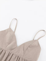 Backless Spaghetti Strap Mini Dress