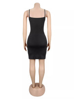 Cami Dress and Rhinestone Horse Mesh Maxi Dress Set