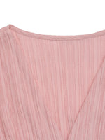 V-Neck Puff Sleeve Dress