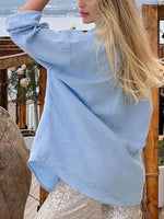 Casual Button-Up Long Sleeve Shirt