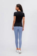 Millennia Round Neck Short Sleeve Active T-Shirt