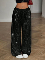 Sequin Wide Leg Pants
