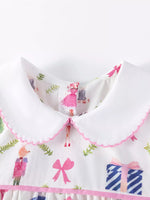 Children's Printed Peter Pan Collar Dress