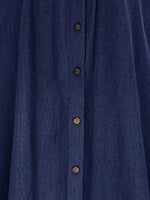 Full Size Button-Front Denim A-Line Skirt Plus Size