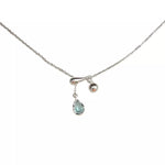 925 Sterling Silver Y-Shaped Drop Necklace