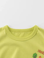 Children's Cartoon Animal Round Neck T-Shirt