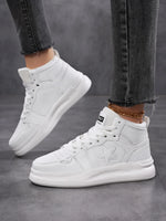 Star Pattern Lace Up Sneakers