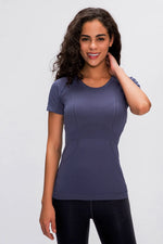 Millennia Round Neck Short Sleeve Active T-Shirt