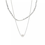 Double Layered Pearl Necklace