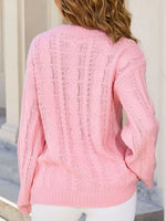 Cable Knit Long Sleeve Sweater