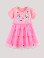Children's Embroidered Tulle Dress