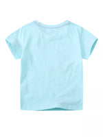 Children's Dinosaur Graphic Short Sleeve T-Shirt