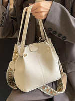 Crossbody Bag with Patterned Strap