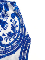 Printed Halter Neck Maxi Dress