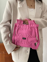 Lightweight Knitted Backpack Bag