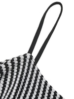 Twisted Front Striped Romper