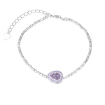 925 Sterling Silver Gourd Charm Bracelet
