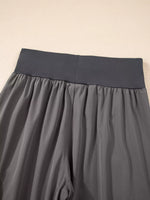 Elastic High Waist Pocketed Cargo Jogger Pants