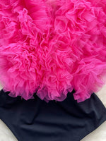 Ruffle Trim Sleeveless Bodysuit