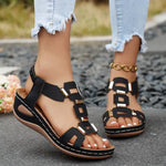 Open Toe Wedge Sandals
