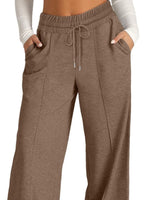 Wide Leg Drawstring Pants