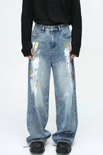 Painting Jeans with Pockets