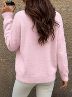 Fluffy Long Sleeve Sweater