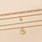 Four Layered Pendant Necklace
