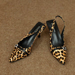 Pointed Toe Slingback Pumps