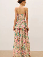 Sweetheart Neck Slit Maxi Dress