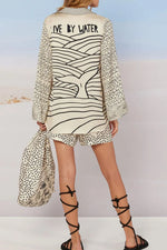 Nautical Print Top and Shorts Set