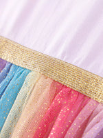 Children's Unicorn Rainbow Tulle Dress