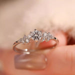 2 Carat Moissanite 925 Sterling Silver Ring