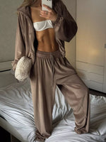 Zip-Up Hoodie and Joggers Set