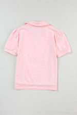 Johnny Collar Short Sleeve T-shirt