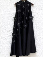 Floral Embellished Sleeveless Maxi Dress