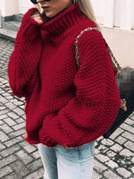 Chunky Knit Turtleneck Sweater