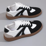 Lace Up Round Toe Sneakers