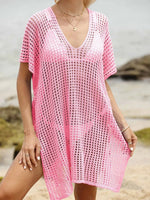 Side Tied V-Neck Cover-Up