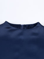 Mock Neck Cape Sleeve Mini Dress