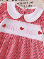 Children's Gingham 'LOVE' Top and Shorts Set