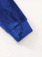 Full Size Velvet Hoodie and Pants Set Plus Size
