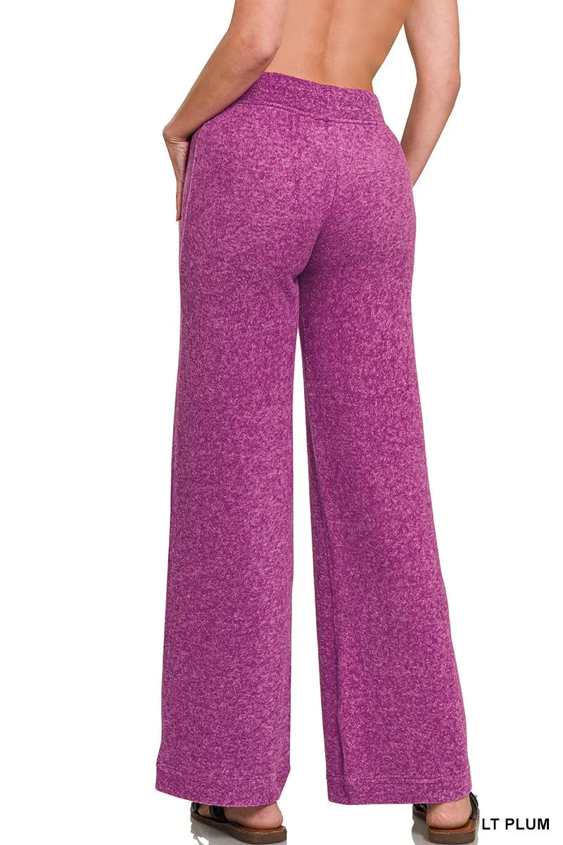 Zenana SoftBrushed Hacci Pants