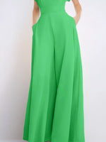 Full Size Notched Wide Leg Jumpsuit Plus Size