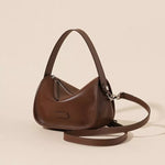 Adjustable Strap Leather Crossbody Bag