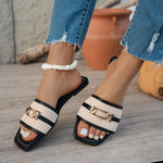 Open Toe Flats Sandals