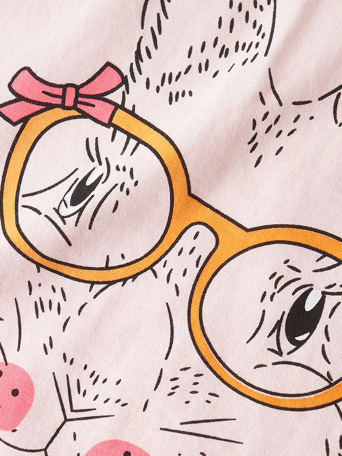 Children's Bunny Graphic Tee and Shorts Set