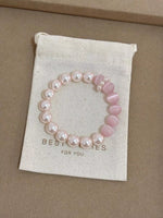 Pearl & Cat's Eye Stone Bracelet