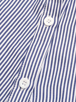 Striped Button-Up Shirt Dress